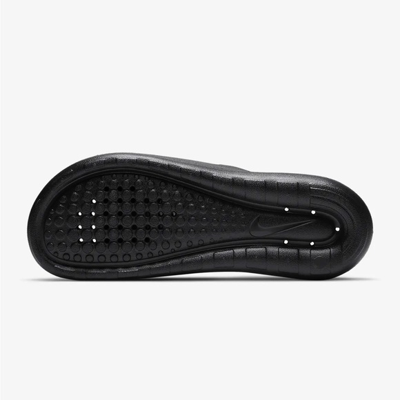 🆕 WMNS NIKE VICTORI ONES SHOWERS SLIDES BLACKS WHITES POOLS WATERPROOF - Picture 3 of 3